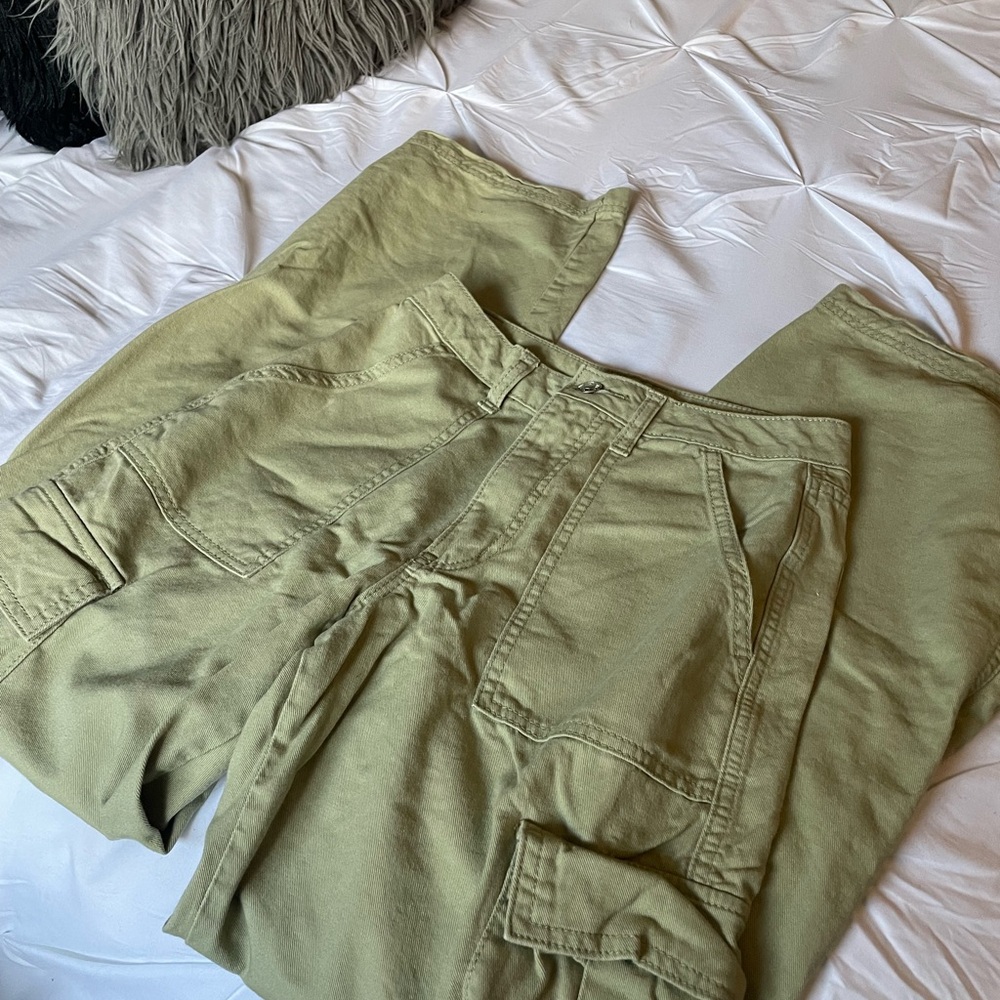 Olive Green Cargo Pants